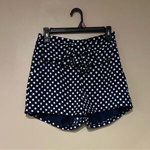 Lauren Conrad Womens XS Disney Minnie Mouse Collection Blue Polka Dot Shorts